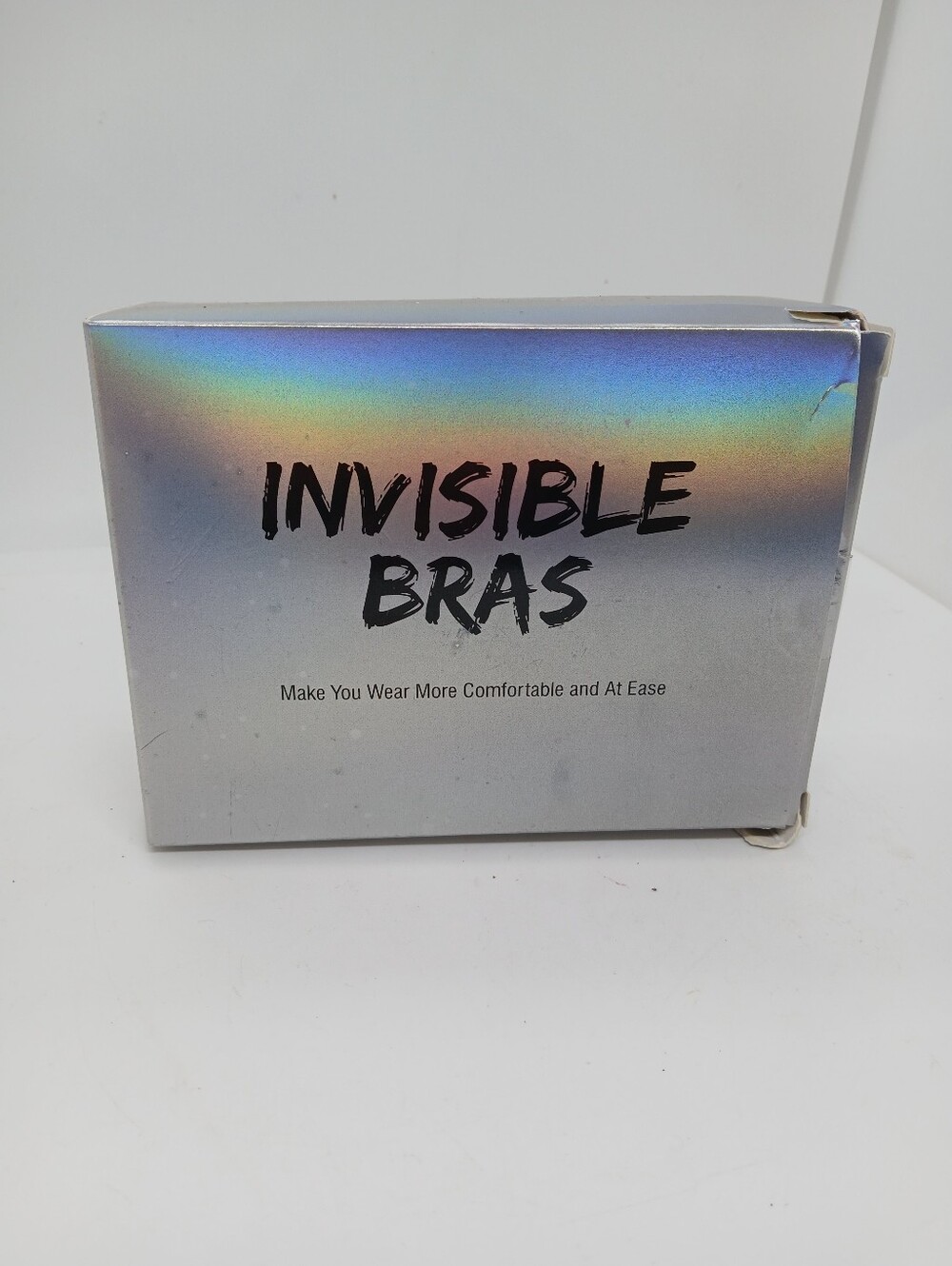 ​2 Pack Invisible Sticky Bra Set Nude Black D Cup NIB Pasties Backless